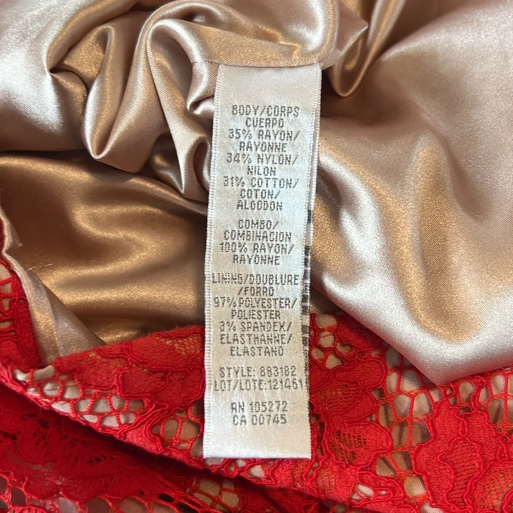 Theia‎ Scarlet Long Sleeve Lace Dress - Picture 10 of 13